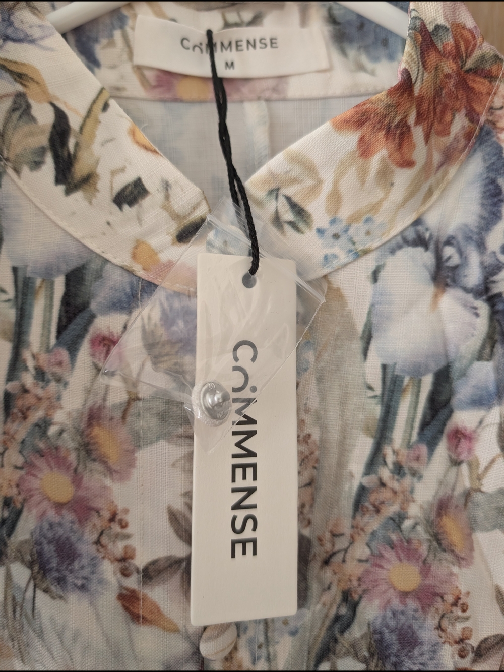 Commense Floral Belted Maxi Dress - M - Picture 6 of 8